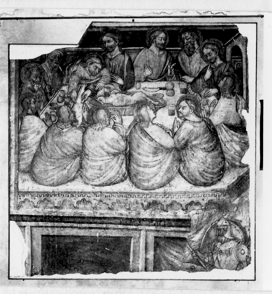 ultima cena (dipinto, frammento) di Bedi Jacopo (attribuito) (seconda metà sec. XV)