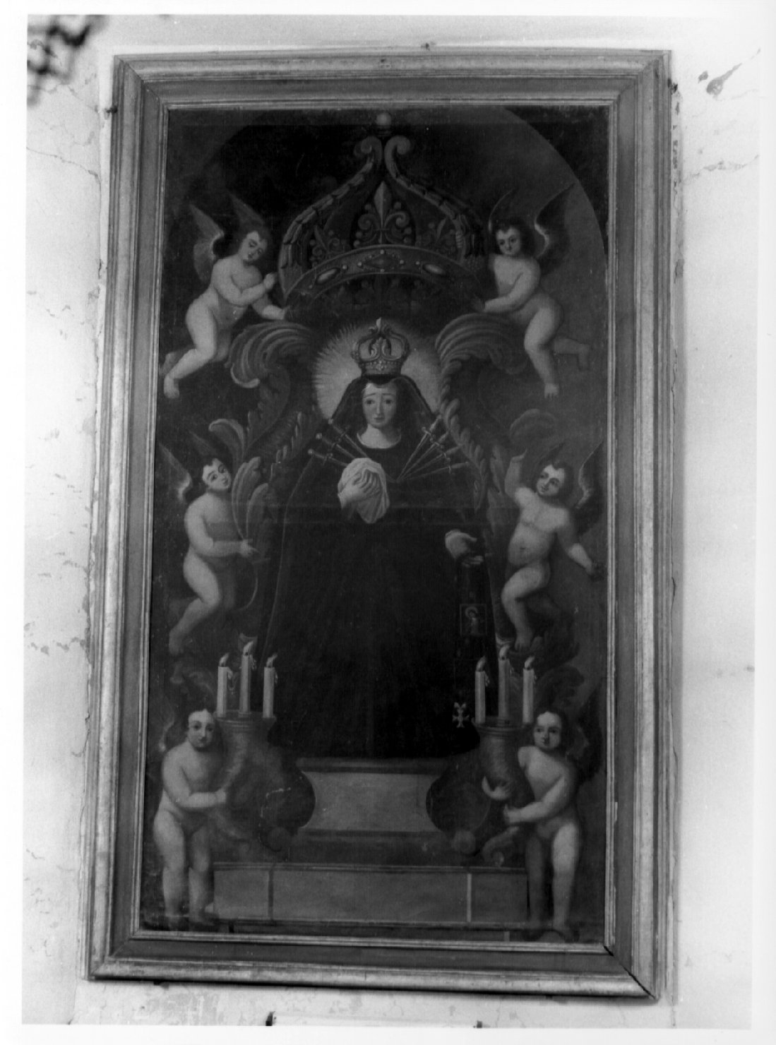 Madonna Addolorata (dipinto, opera isolata) - ambito umbro (fine/inizio secc. XVII/ XVIII)