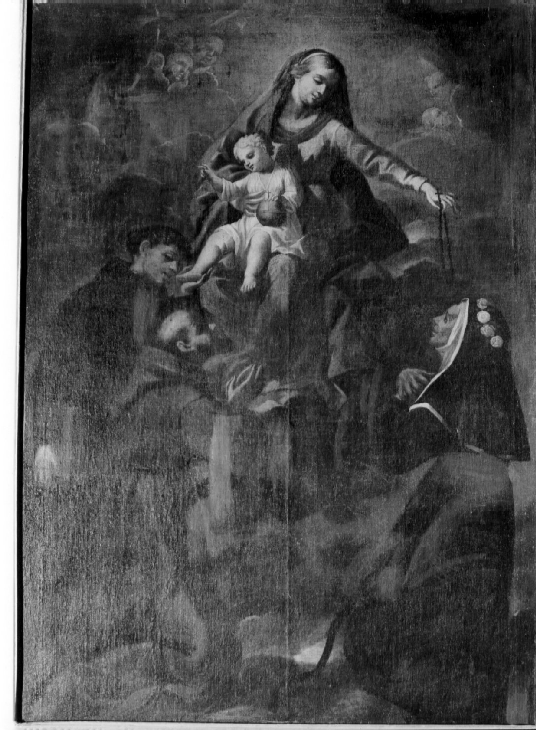 Madonna con Bambino e Santi (dipinto, opera isolata) di Puccini Biagio (attribuito) (primo quarto sec. XVIII)