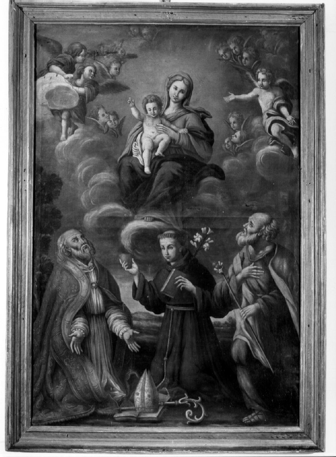 Madonna con Bambino e Santi (dipinto, opera isolata) - ambito umbro (prima metà sec. XVIII)