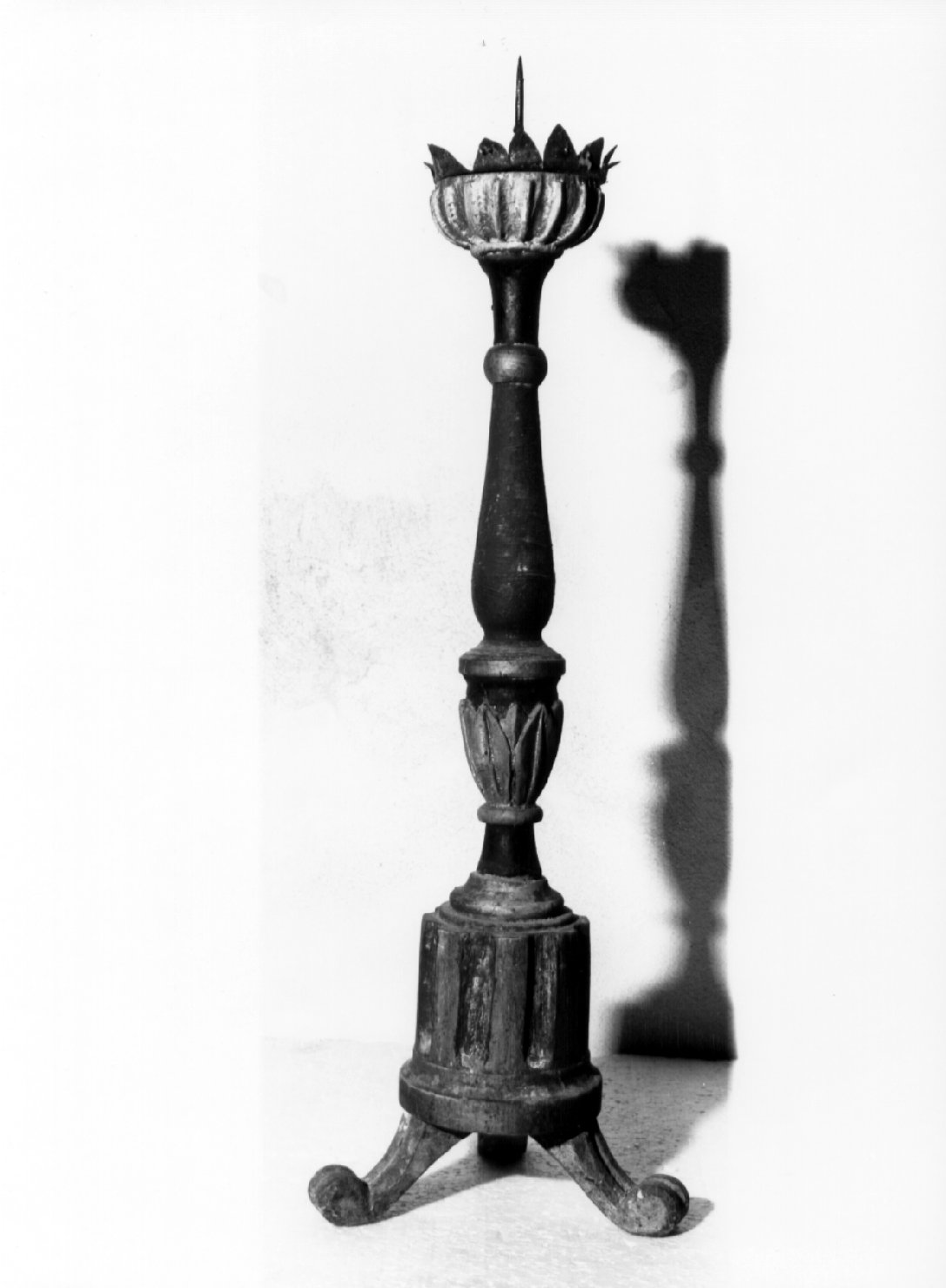 candelabro, serie - bottega umbra (seconda metà sec. XVIII)