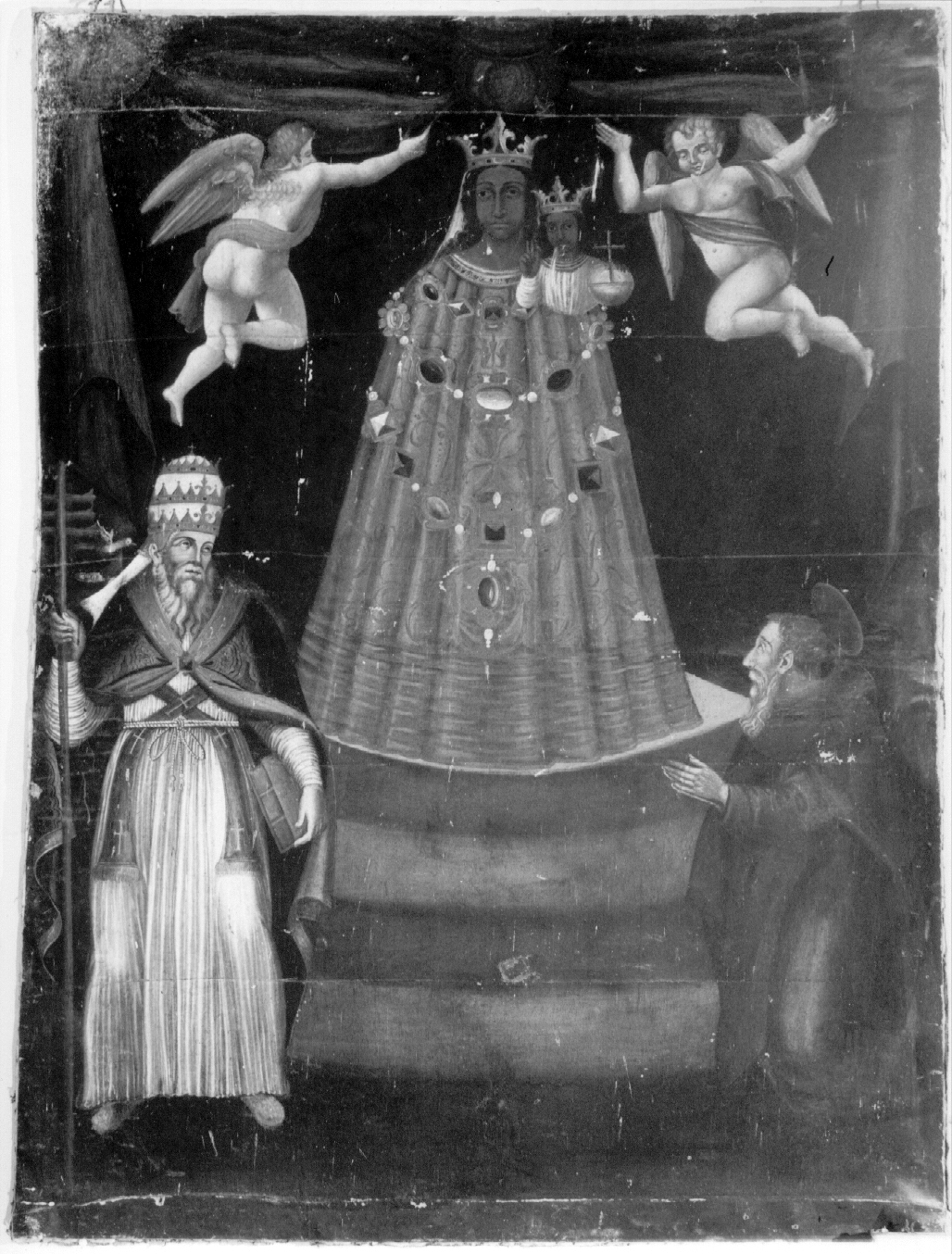 Madonna di Loreto con Santi (dipinto, opera isolata) - ambito umbro (primo quarto sec. XVII)