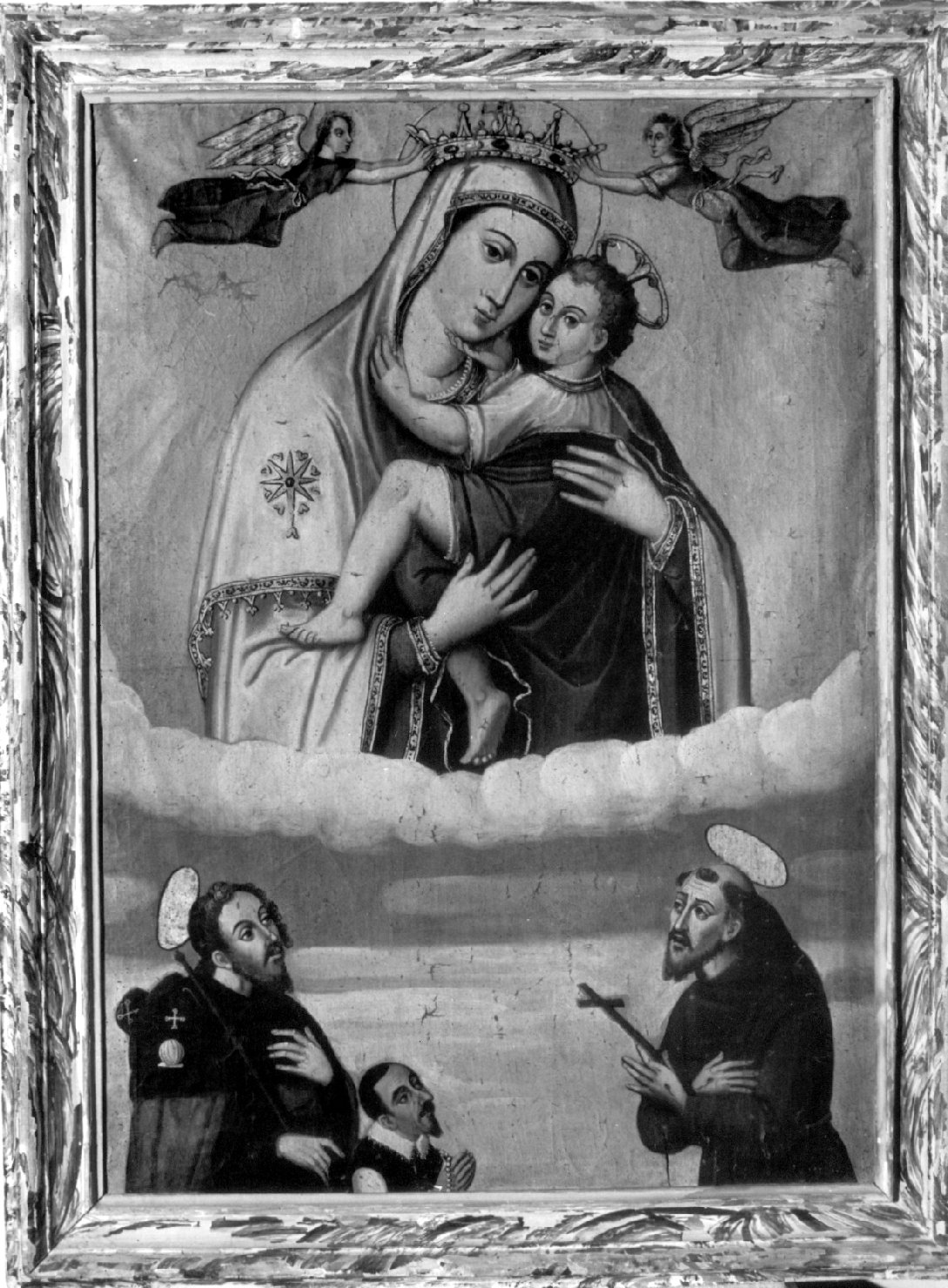 Madonna con Bambino Santi e donatore (dipinto, opera isolata) - ambito umbro (primo quarto sec. XVII)
