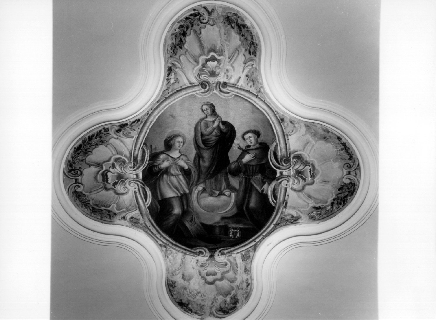 Madonna Immacolata e Santi (dipinto, opera isolata) - ambito umbro (primo quarto sec. XVIII)