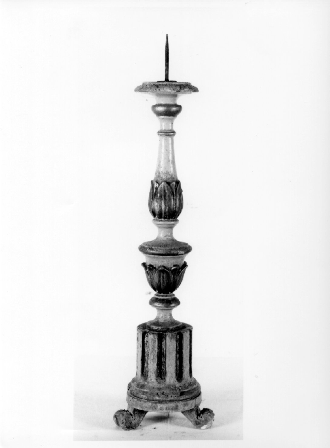 candelabro, serie - bottega umbra (seconda metà sec. XIX)
