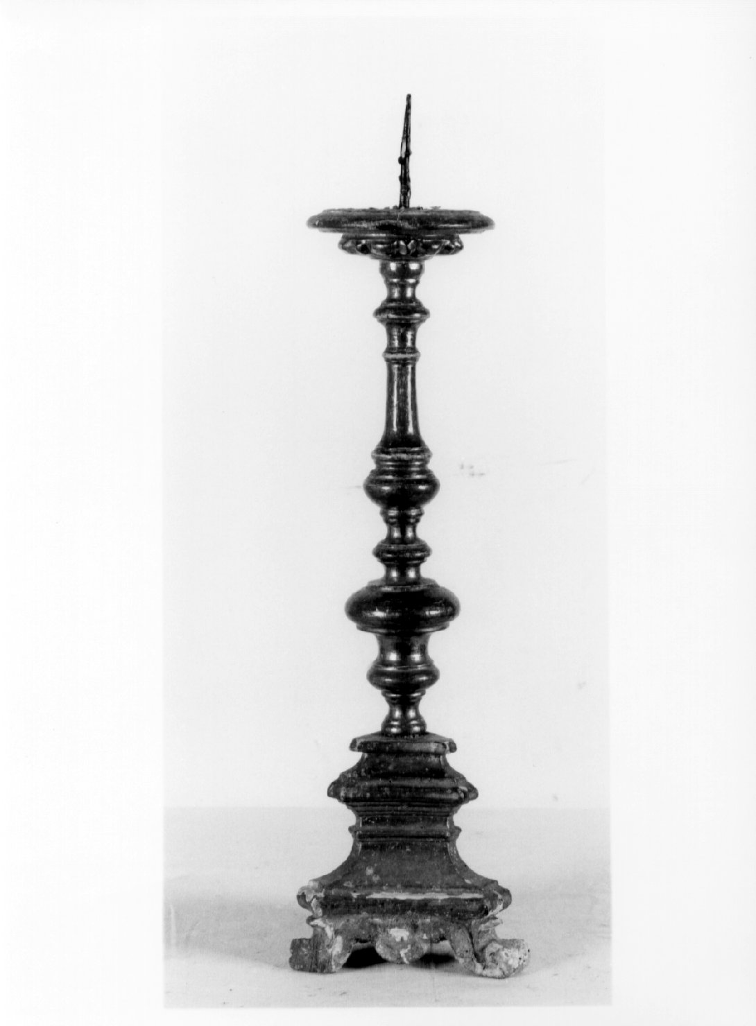 candelabro, serie - bottega umbra (seconda metà sec. XVIII)