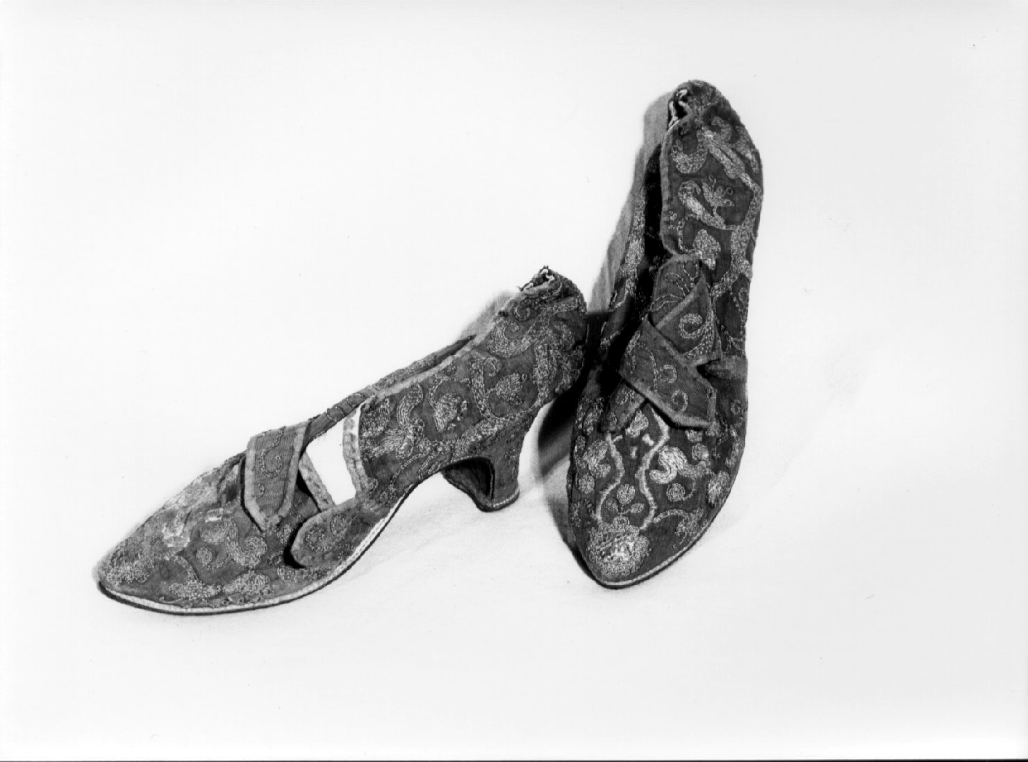scarpa, opera isolata - manifattura italiana (ultimo quarto sec. XVIII)