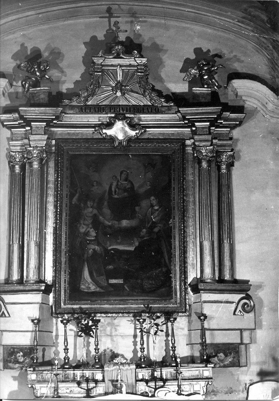 Madonna con Bambino e Santi (dipinto, elemento d'insieme) - ambito Italia centrale (sec. XVIII)