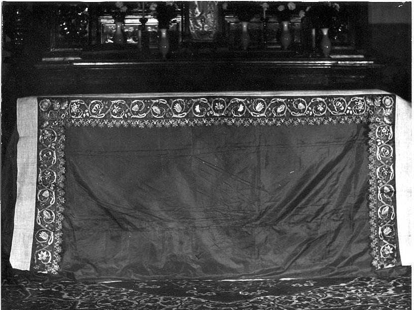 tovaglia d'altare, opera isolata - manifattura umbra (sec. XVI)