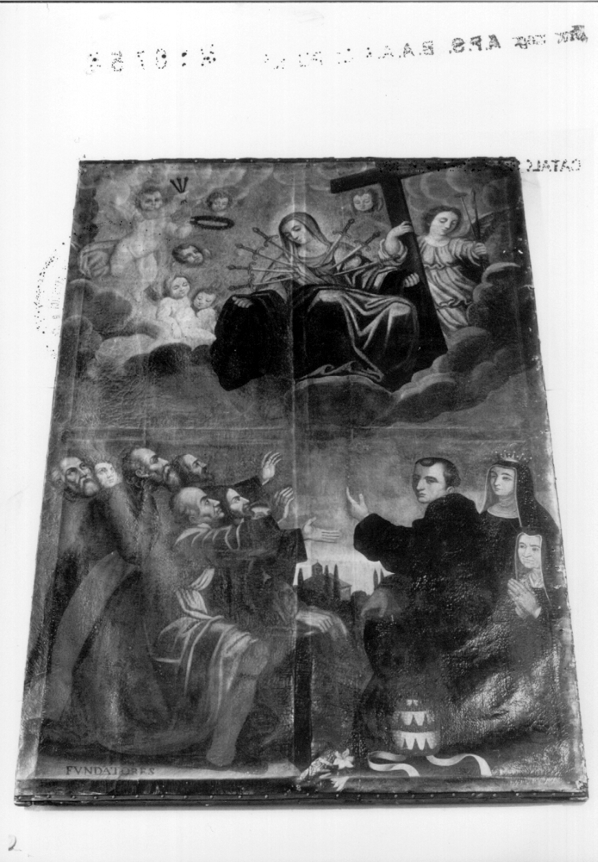 Madonna Addolorata con Santi (dipinto, opera isolata) - ambito umbro (fine sec. XVII)