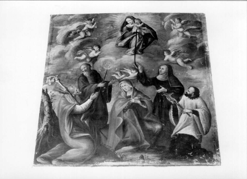 Madonna con Bambino e Santi (dipinto, opera isolata) - ambito umbro (sec. XVII)