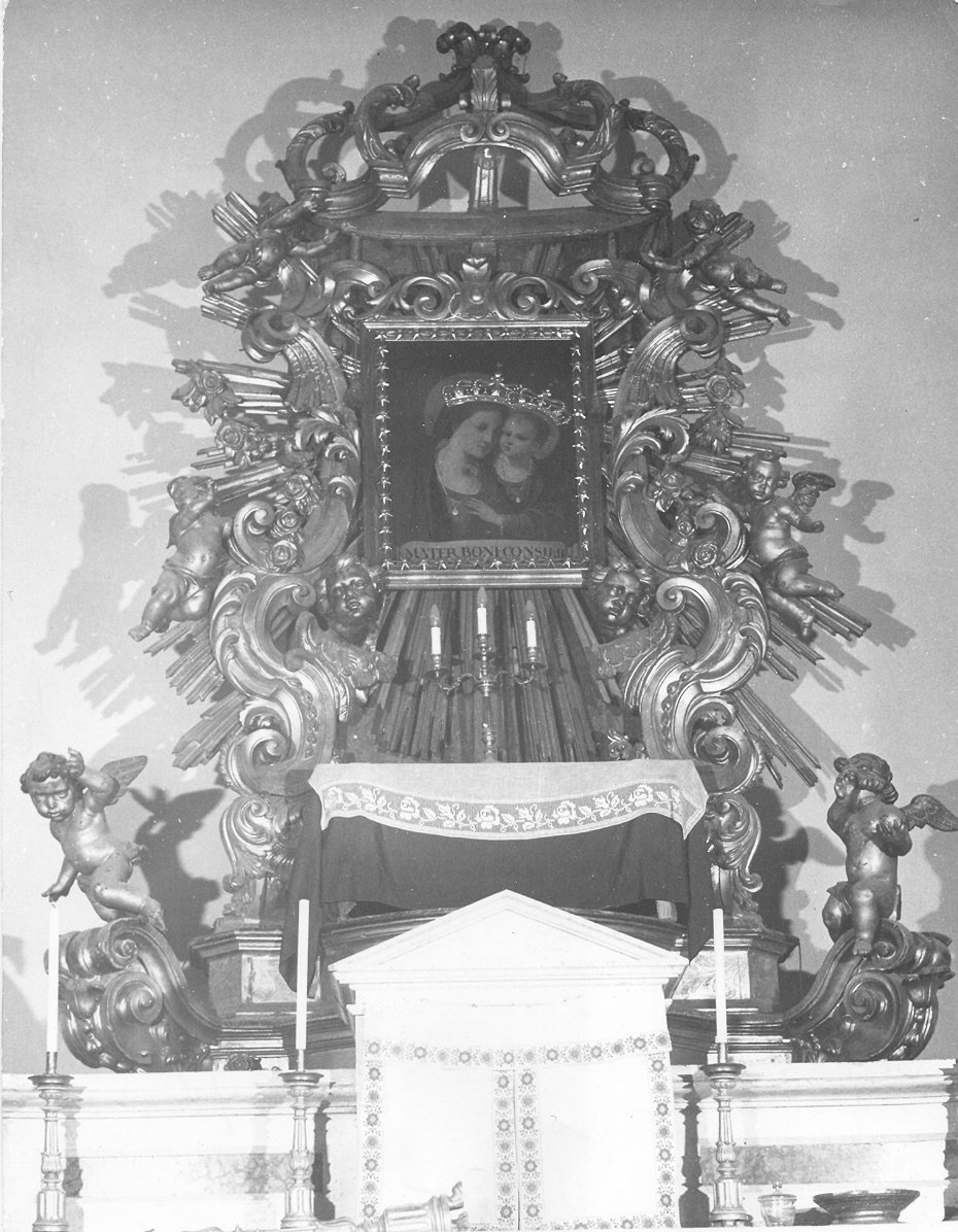mostra d'altare, elemento d'insieme - bottega Italia centrale (sec. XVIII)