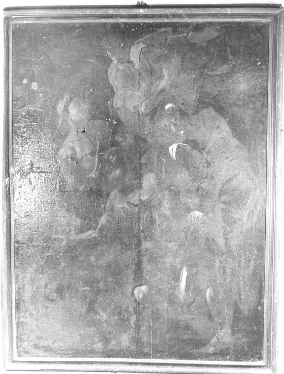crocifissione di San Pietro (dipinto, opera isolata) - ambito umbro (sec. XVII)