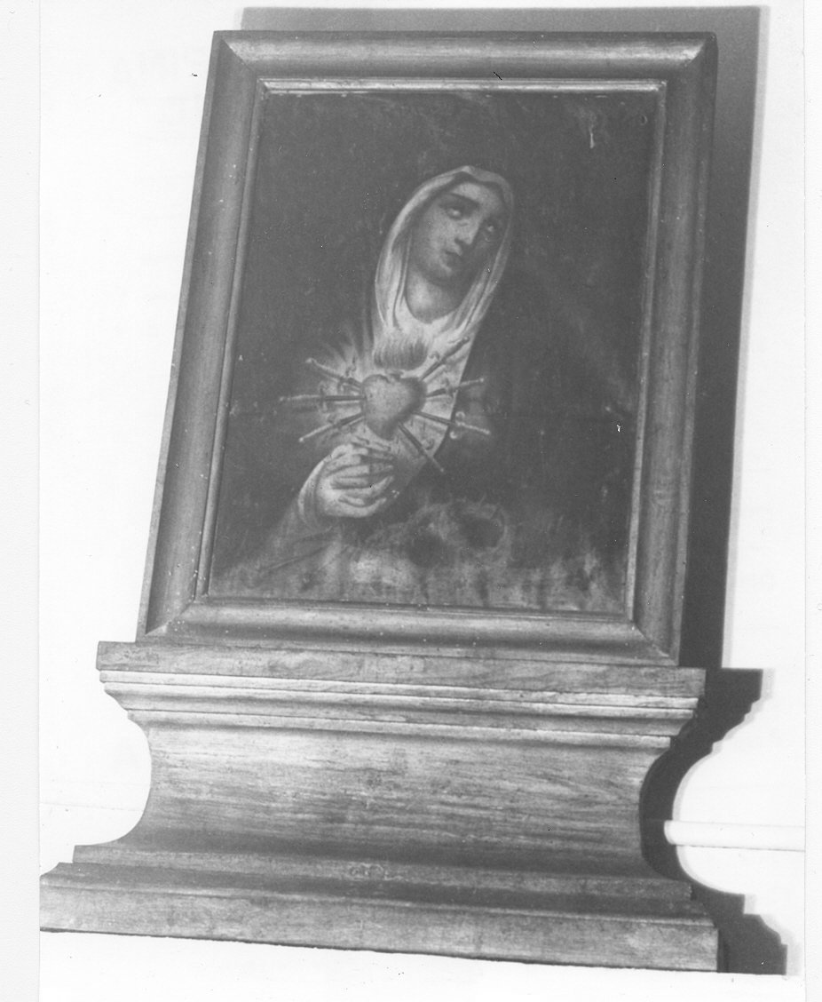 Madonna Addolorata (dipinto, opera isolata) - ambito umbro (sec. XVII)