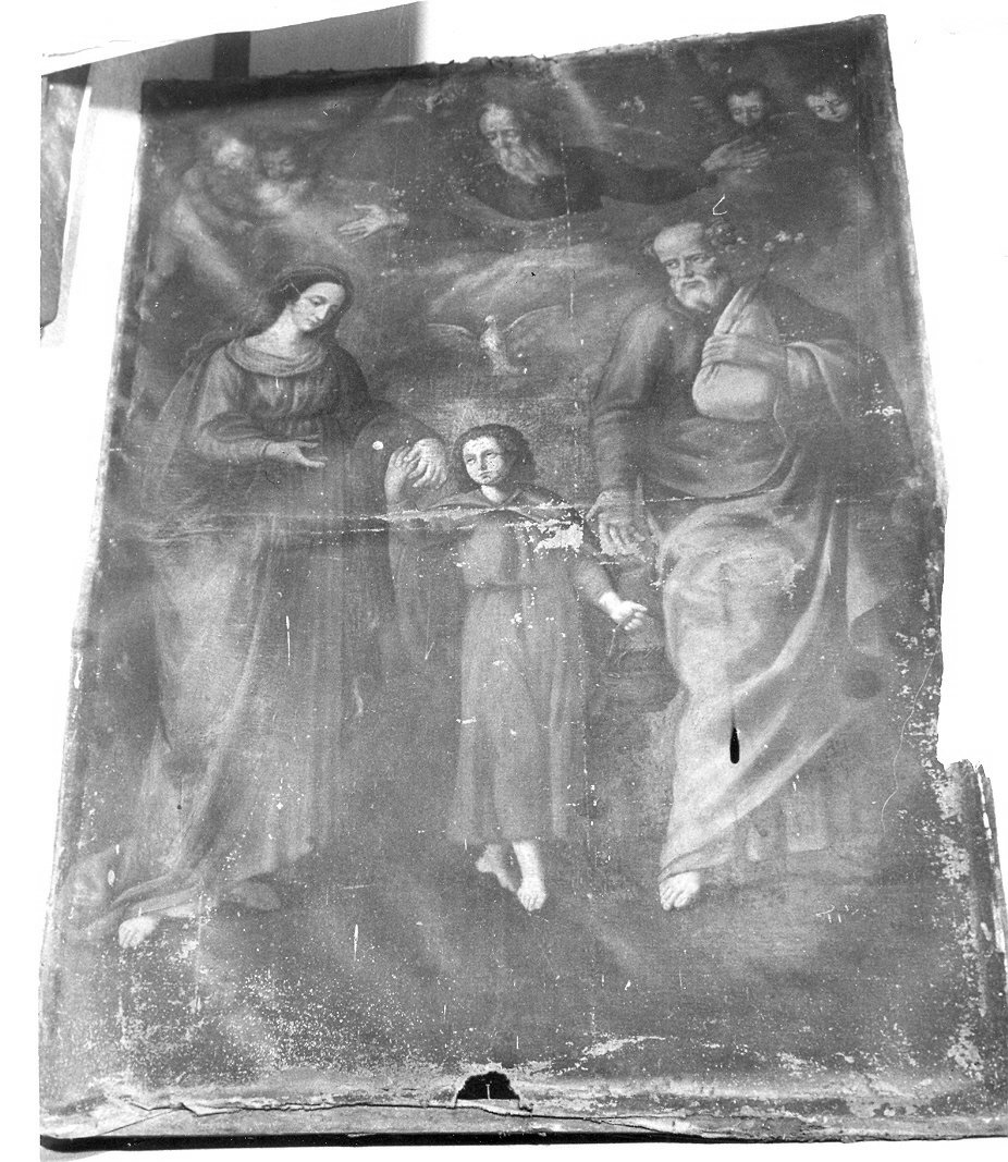 Sacra Famiglia (dipinto, opera isolata) - ambito Italia centrale (sec. XIX)