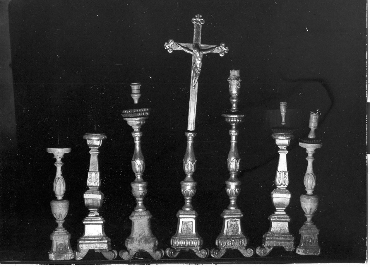 croce d'altare, opera isolata - bottega umbra (sec. XIX)