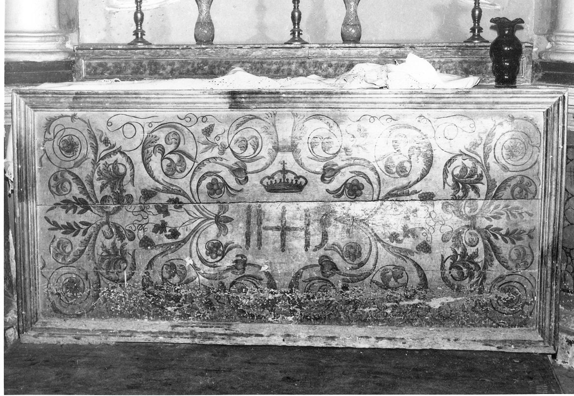 cornice di paliotto, elemento d'insieme - bottega umbra (sec. XVIII)