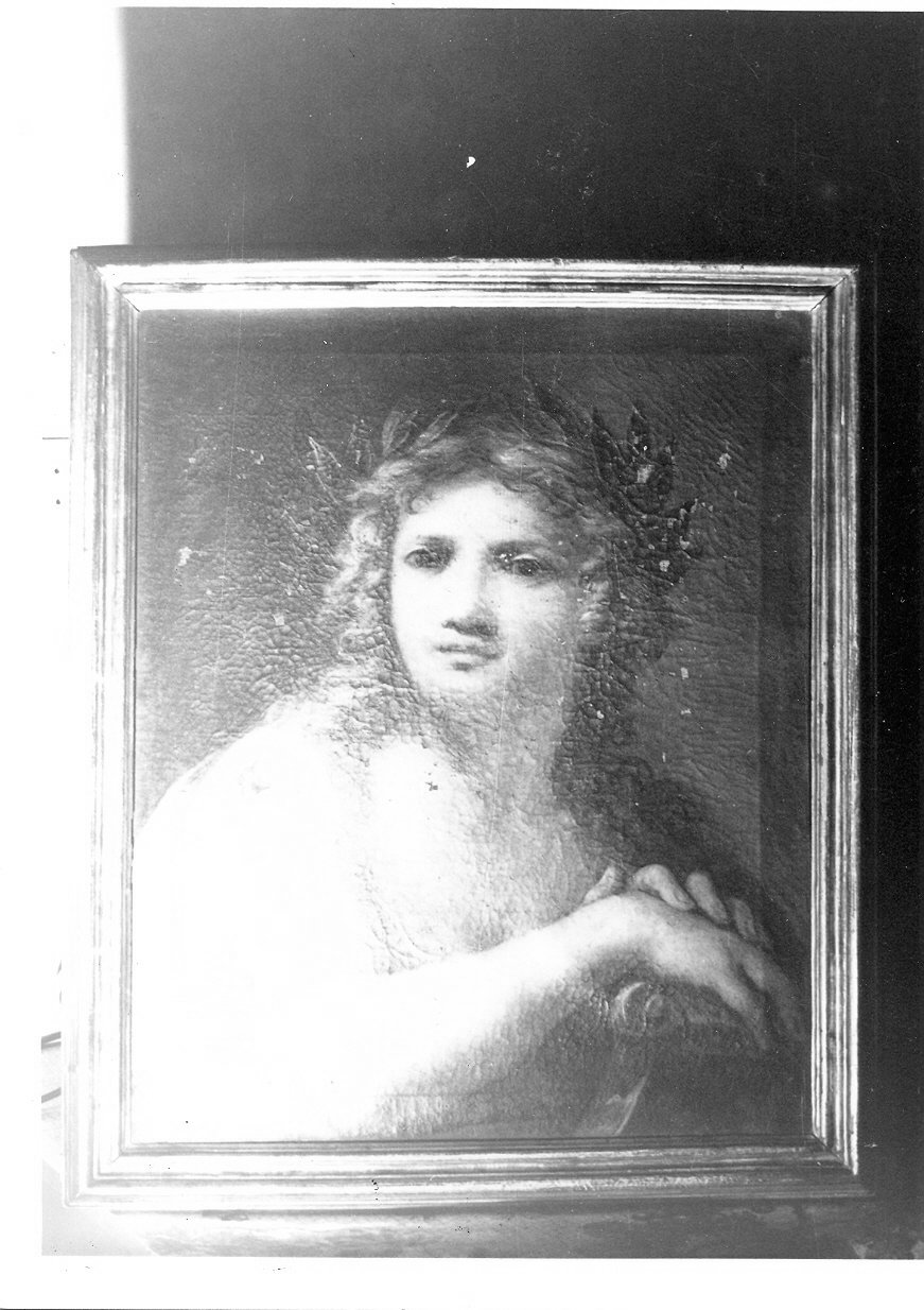 figura allegorica femminile (dipinto, opera isolata) - ambito Italia centrale (sec. XVIII)