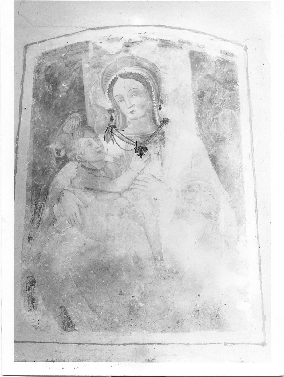 Madonna con Bambino (dipinto, opera isolata) - ambito Italia centrale (fine sec. XVI)
