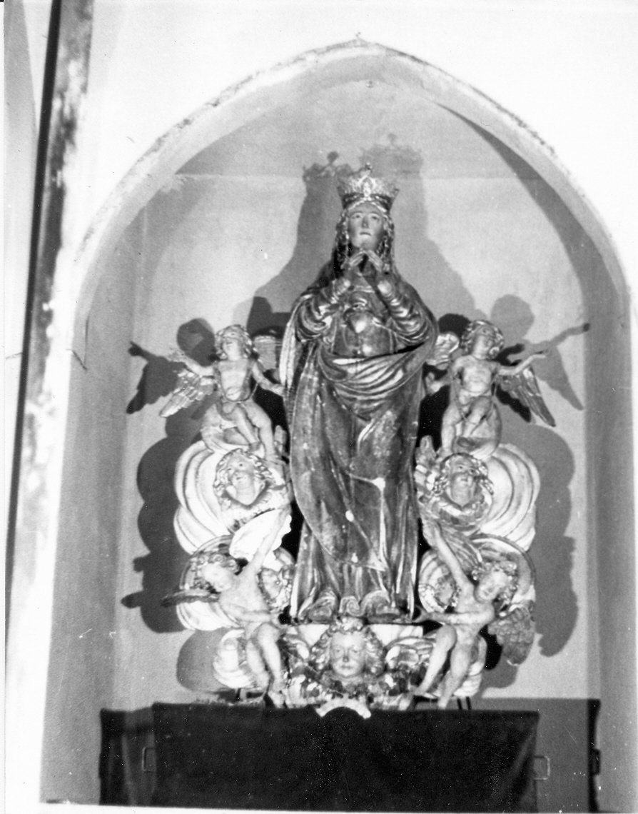 Madonna Assunta con angeli (statua, insieme) di Scalza Ippolito (attribuito) (sec. XVII)