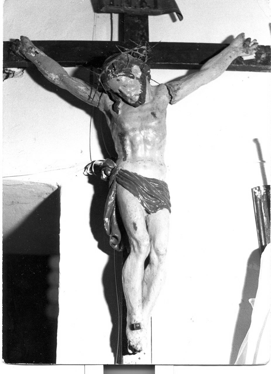 Cristo crocifisso (statua, opera isolata) - bottega umbra (sec. XVII)