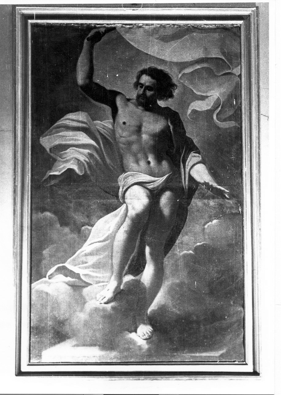 Cristo risorto (dipinto, opera isolata) di Refini Francesco (attribuito) (sec. XVII)