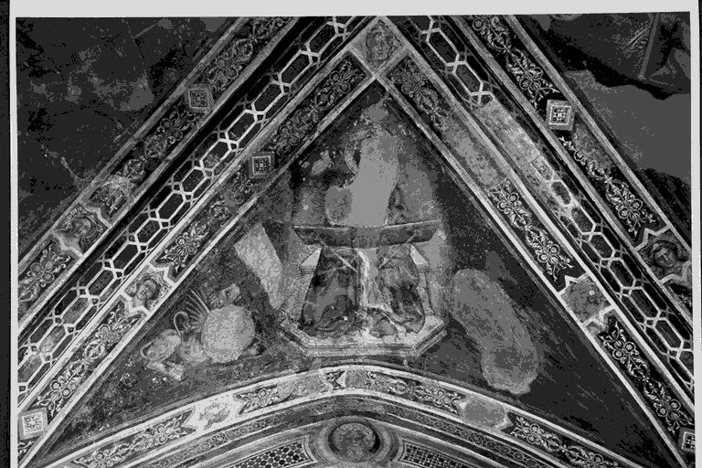 San Marco Evangelista (dipinto, complesso decorativo) di Benedetto di Bindo (attribuito) (primo quarto sec. XV)