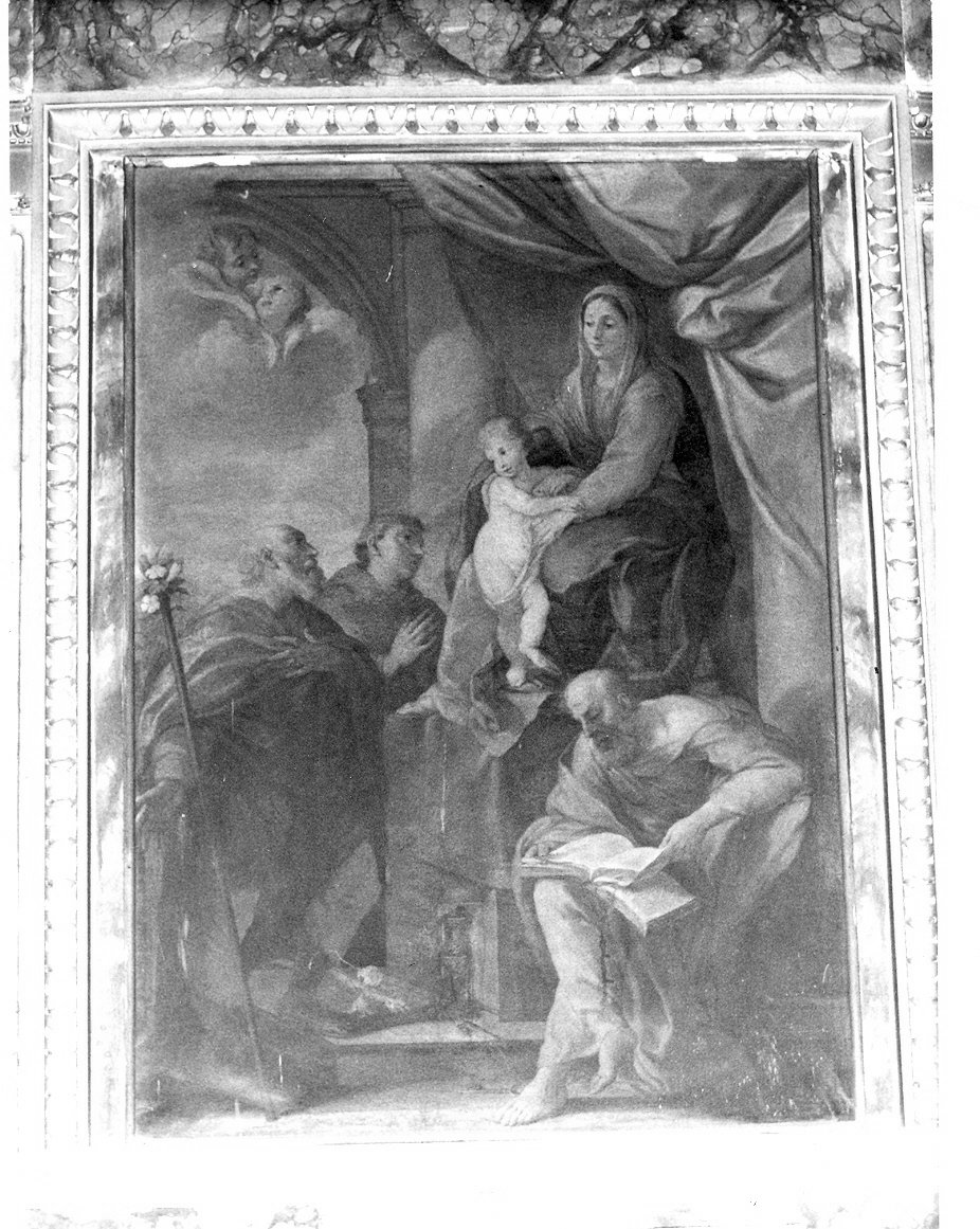 Madonna con Bambino e Santi (dipinto, opera isolata) - ambito Italia centrale (prima metà sec. XVIII)