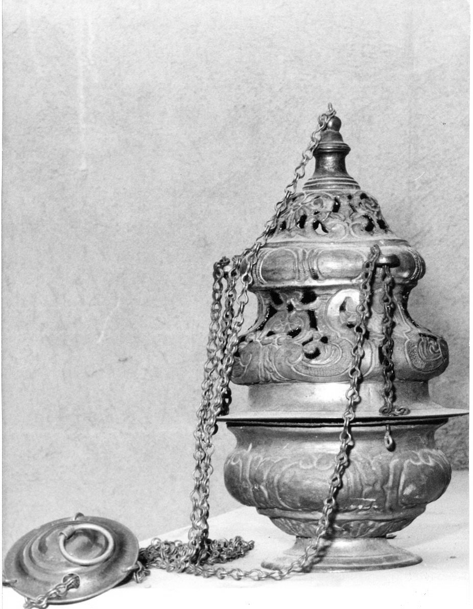 turibolo - a corpo sferico, opera isolata - bottega toscana (sec. XVIII)