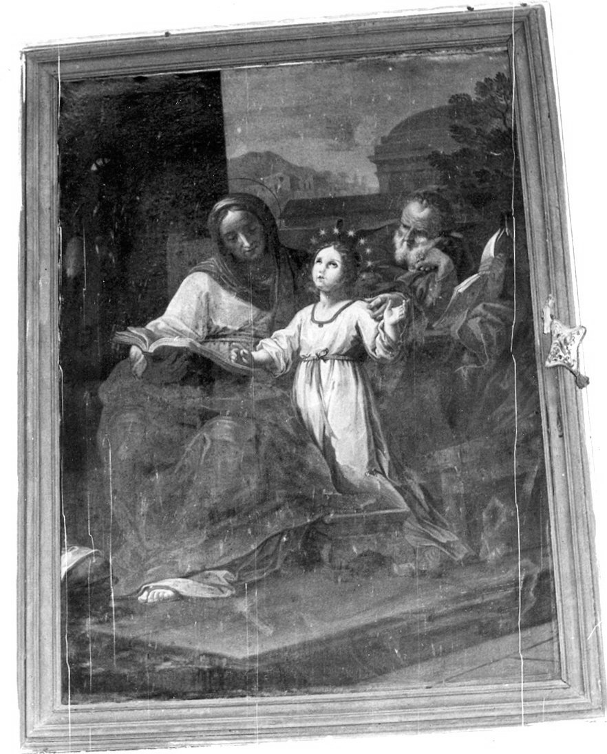 Sant'Anna con la Madonna Gesù Bambino e San Giuseppe (dipinto, opera isolata) - ambito Italia centrale (fine sec. XVIII)
