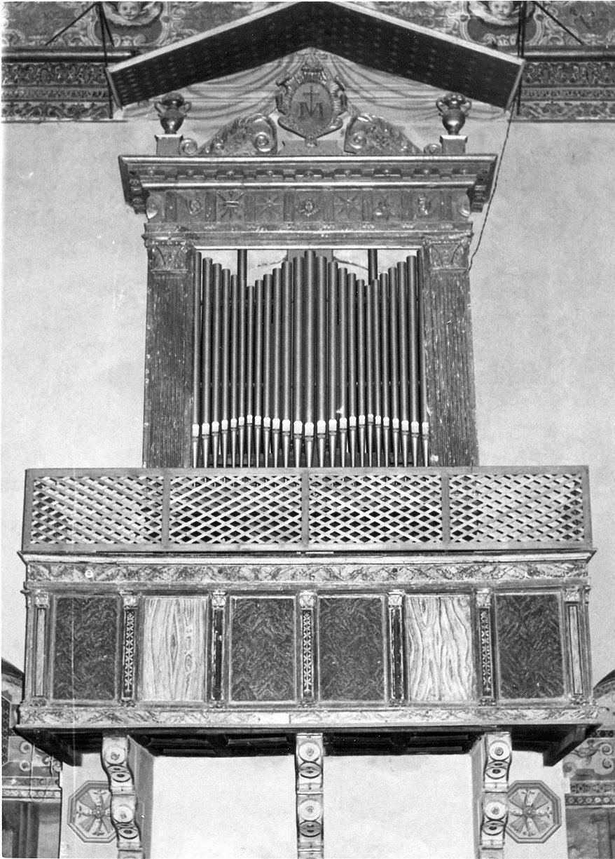 cassa d'organo, opera isolata - ambito Italia centrale (fine sec. XVIII)