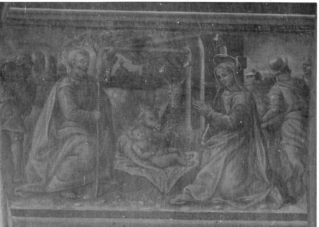 presepio (dipinto, opera isolata) - ambito Italia centrale (sec. XVI)