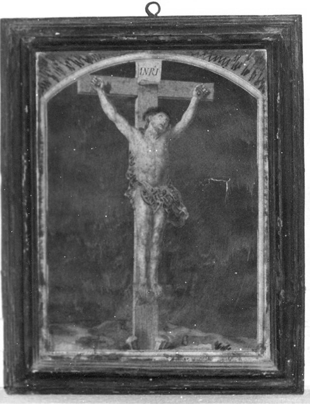 crocifissione (dipinto, opera isolata) - ambito Italia centrale (sec. XIX)