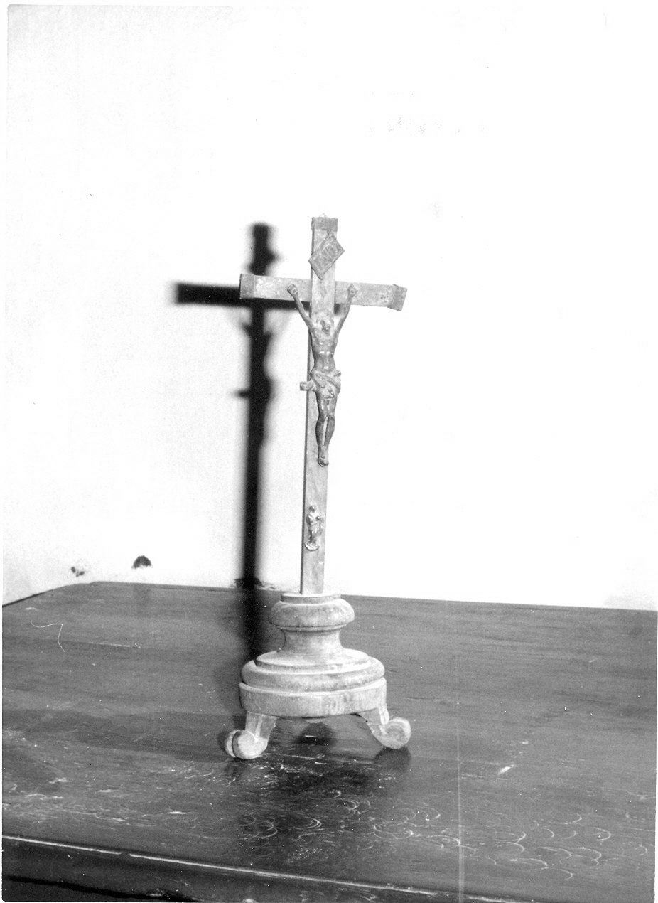 croce d'altare, opera isolata - bottega Italia centrale (sec. XVIII)