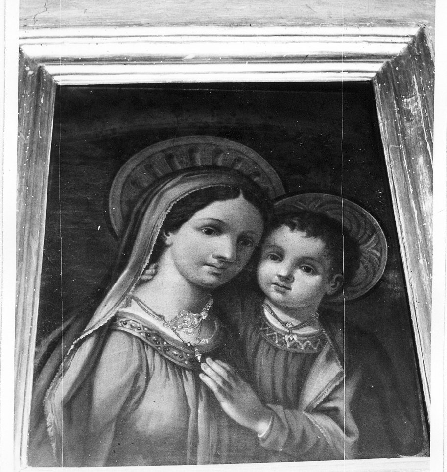 Madonna con Bambino (dipinto, opera isolata) - ambito Italia centrale (sec. XVII)