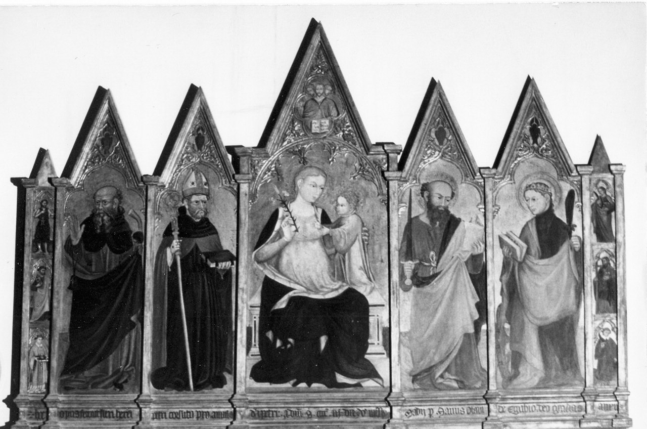 Madonna con Bambino e Santi (dipinto, opera isolata) - ambito umbro (sec. XX)
