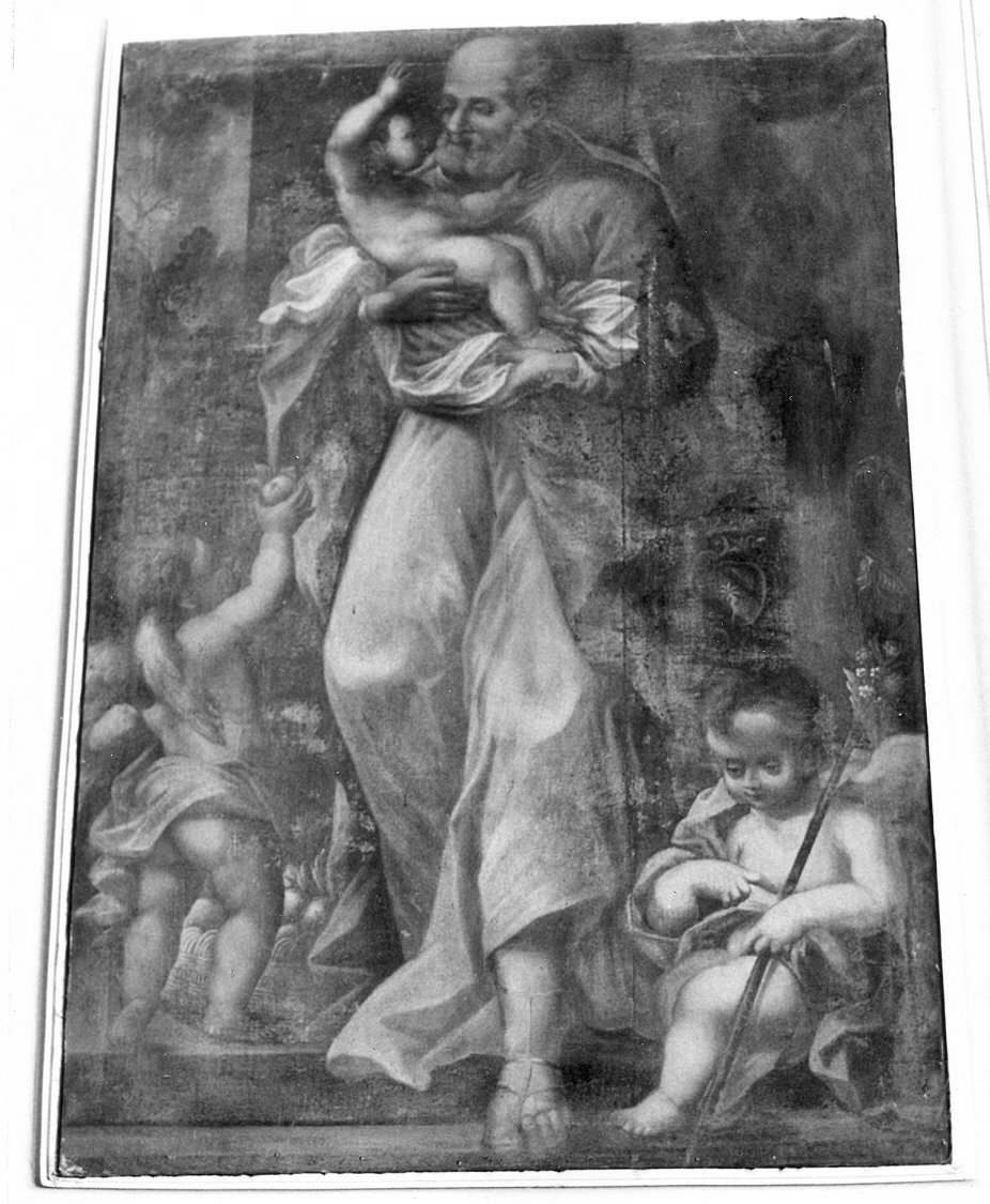 San Giuseppe e Gesù Bambino (dipinto, opera isolata) - ambito Italia centrale (sec. XVIII)