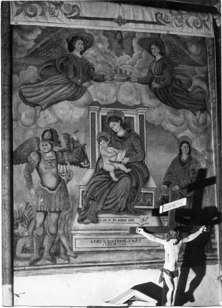 Madonna con Bambino e Santi (dipinto, opera isolata) - ambito Italia centrale (sec. XVI)