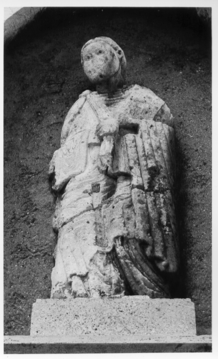 Santo (statua, opera isolata) - bottega Italia centrale (prima metà sec. XII)