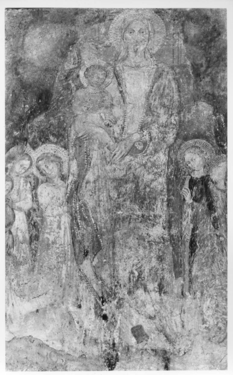 Madonna con Bambino e angeli (dipinto, opera isolata) di Maestro di Eggi (attribuito) (secondo quarto sec. XV)