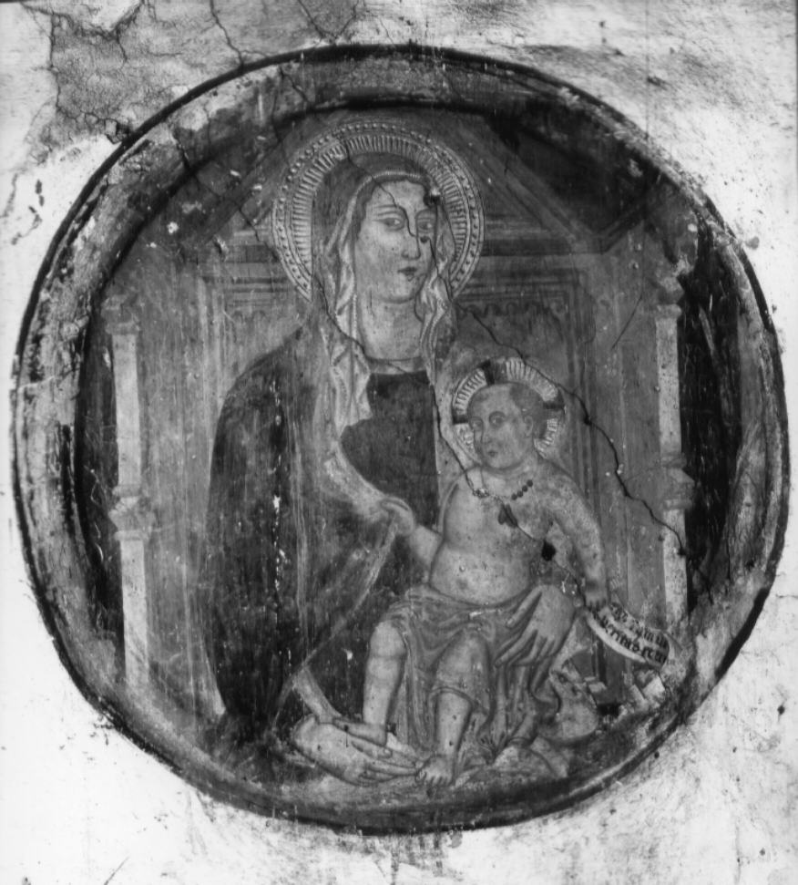 Madonna con Bambino (dipinto, opera isolata) - ambito umbro-laziale (inizio sec. XV)