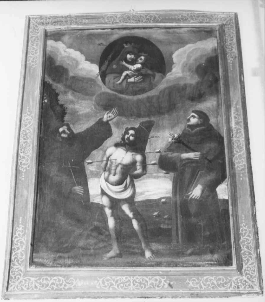 Madonna con Bambino e Santi (dipinto, insieme) - ambito umbro (metà sec. XVII)