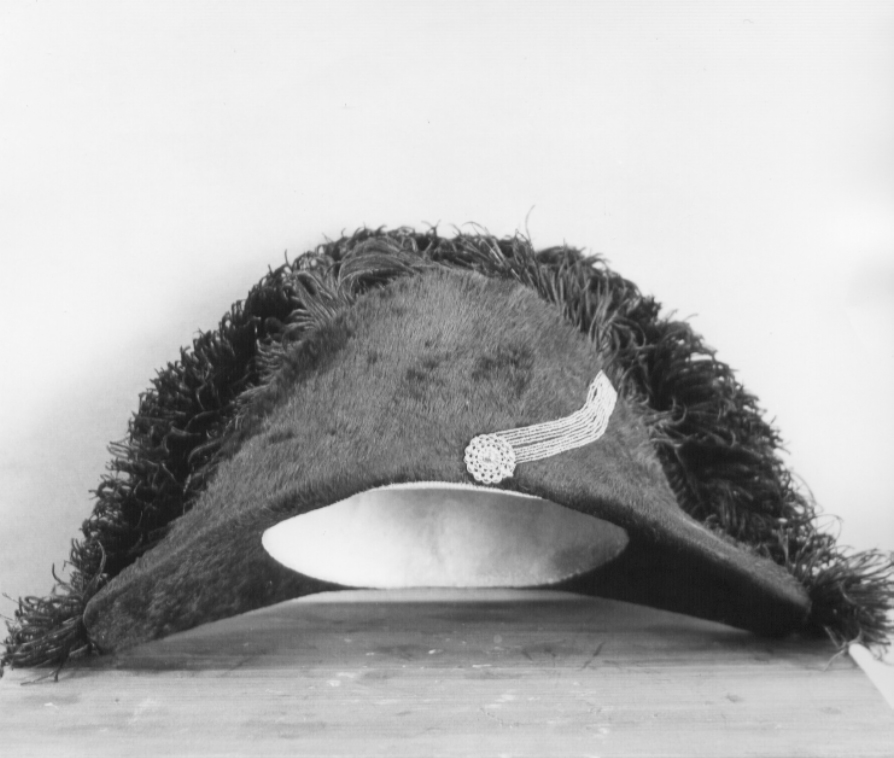 cappello, elemento d'insieme - manifattura umbra (sec. XIX)