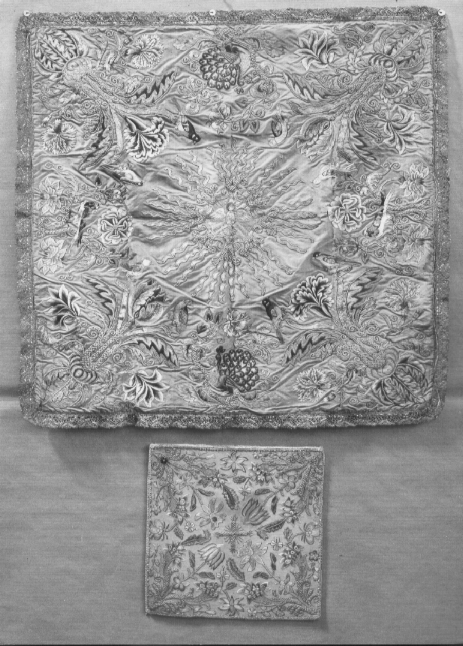 velo di calice, elemento d'insieme - manifattura Italia centrale (sec. XVIII)