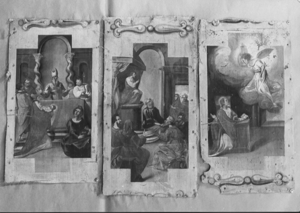 presentazione di Gesù al tempio (dipinto, elemento d'insieme) - ambito umbro-laziale (seconda metà sec. XVI)