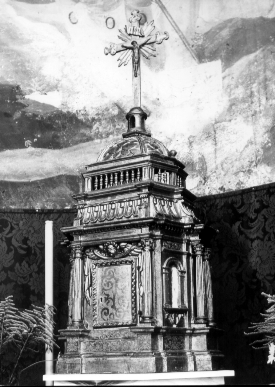 tabernacolo - a tempietto, opera isolata - bottega Italia centrale (sec. XVII)