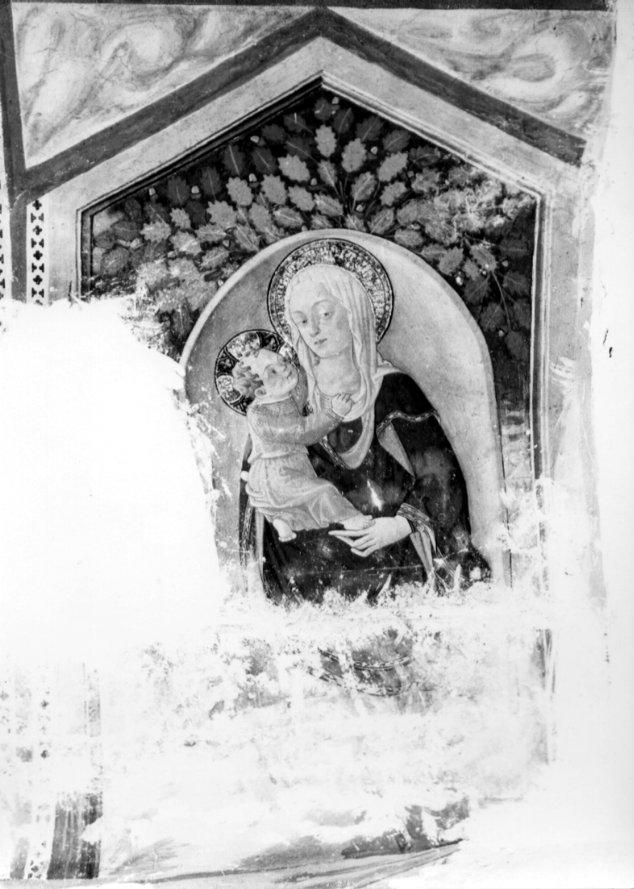 Madonna della Quercia (dipinto, complesso decorativo) - ambito umbro (seconda metà sec. XV)