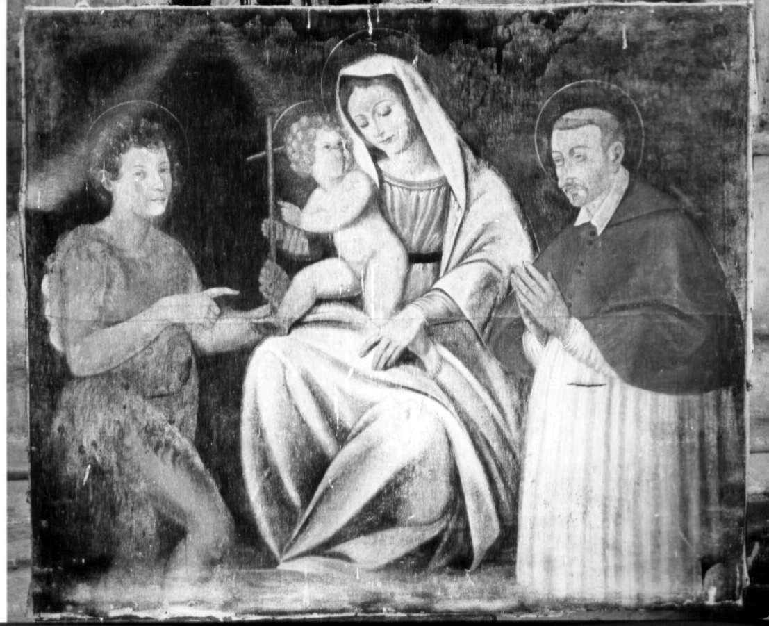 Madonna con Bambino e Santi (dipinto, opera isolata) - ambito umbro-laziale (metà sec. XVII)