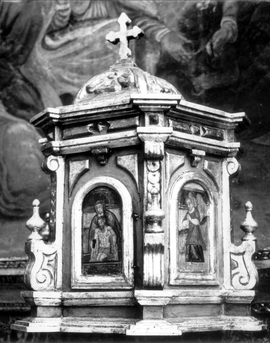 tabernacolo - a tempietto, opera isolata - bottega umbra (metà sec. XVII)