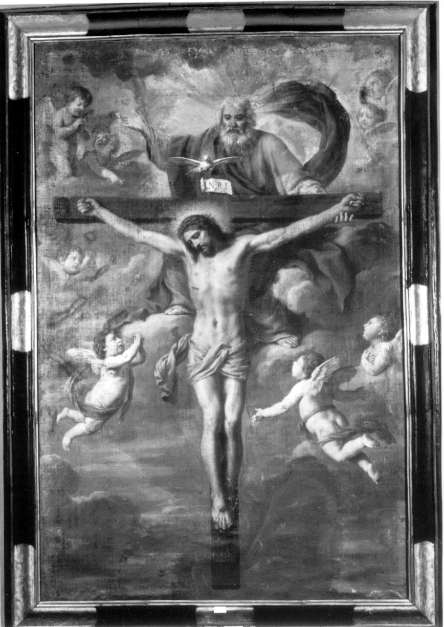 Trinità (dipinto, opera isolata) di Refini Francesco (attribuito) (metà sec. XVII)